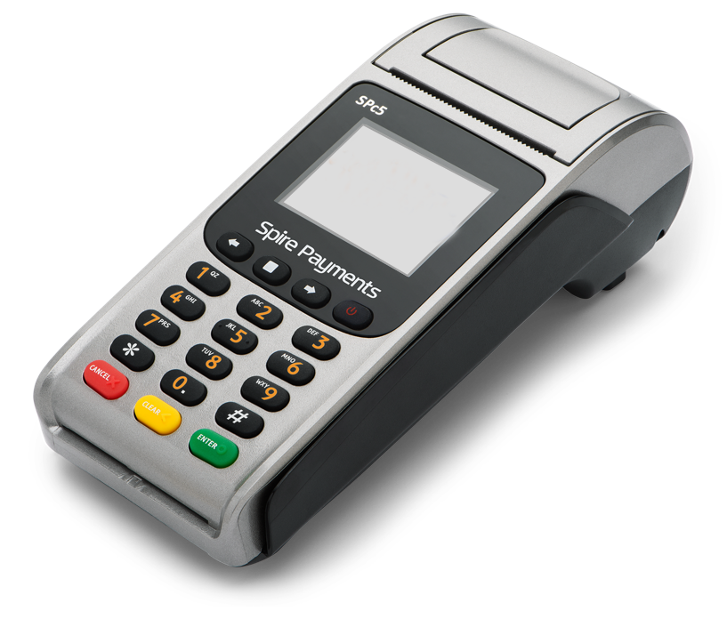 Wired or Corded Card payment terminals
